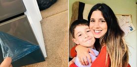 Przez trzy lata narzekali na kolor szafki. Okazało się, że nie zdjęli folii