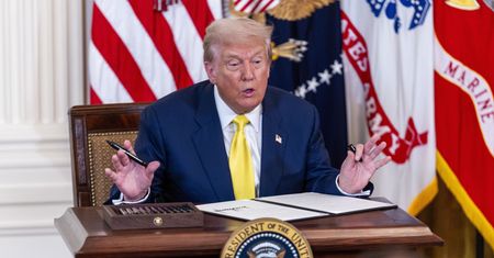 Trump o fali przemocy w Waszyngtonie. Zwołał konferencję prasową