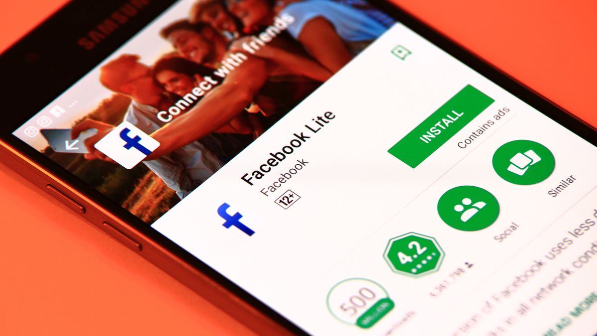 Facebook Lite na Androida z ponad miliardem pobrań. (depositphotos)
