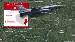 Syreny, alerty i poderwane myśliwce. Co się wydarzyło przy wschodniej granicy?
