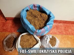 Nielegalny tytoń zabezpieczony przez ostrowieckich policjantów