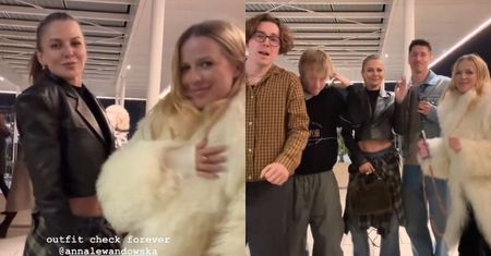 Anna i Robert Lewandowscy robią "outfit check" z Jessicą Mercedes i gwiazdami Tiktoka. Młodzieżowi?