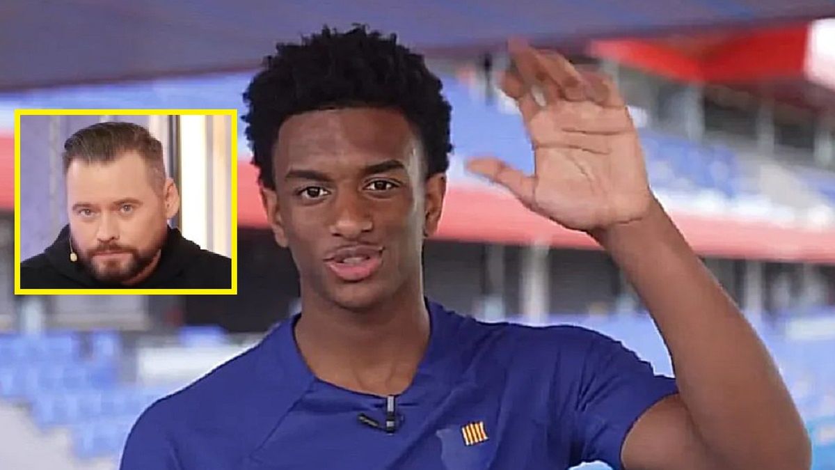 Na zdjęciu: Alex Balde, w ramce Krzysztof Stanowski