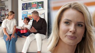 Izabela Janachowska NAGRAŁA REAKCJĘ SYNA na wiadomość o jej ciąży (ZDJĘCIA)