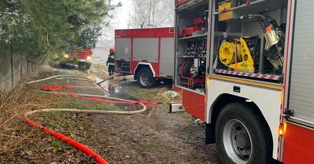 Tragiczny pożar w Woli Malowanej. Doszło do wybuchu