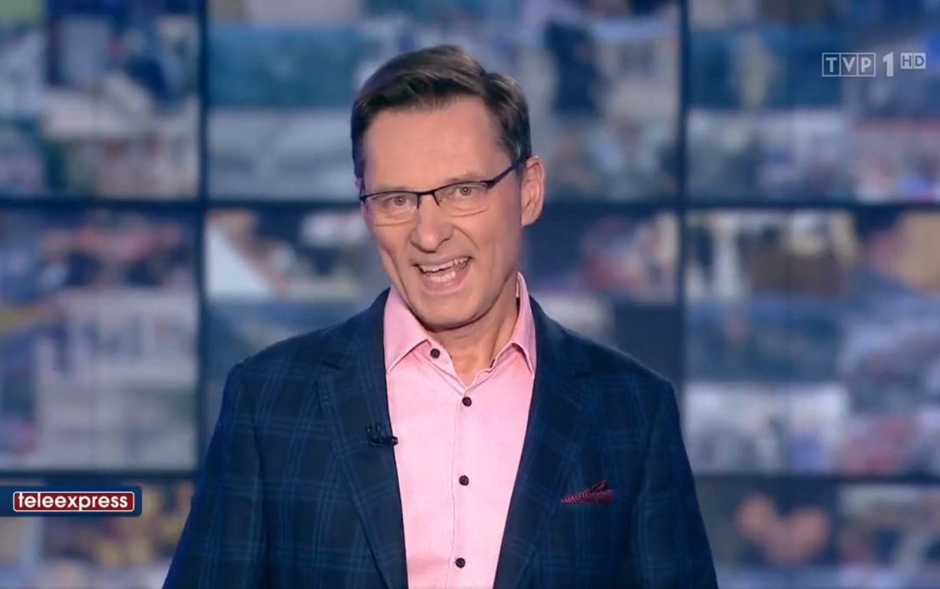 Wpadka w "Teleexpressie". Krzysztof Ziemiec