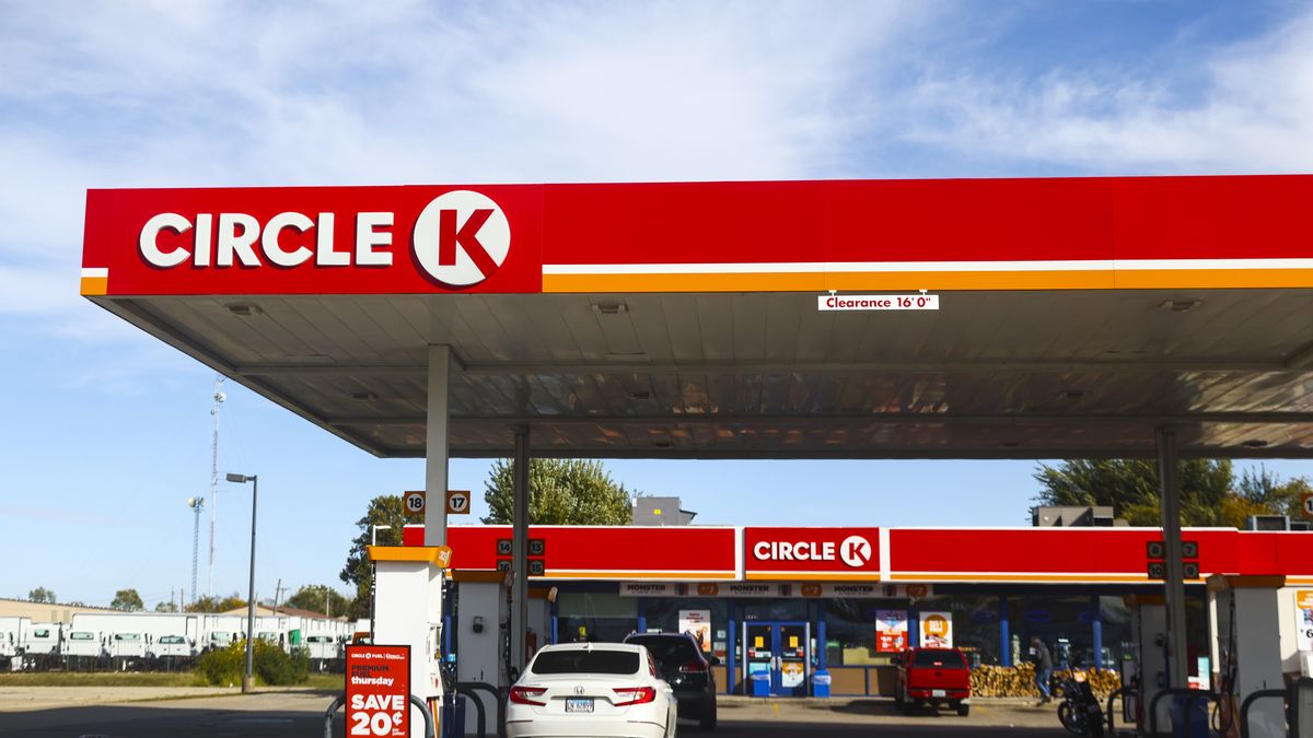 Circle K petrol station is seen in Illinois, United States, on October 15, 2022. (Photo by Beata Zawrzel/NurPhoto via Getty Images)