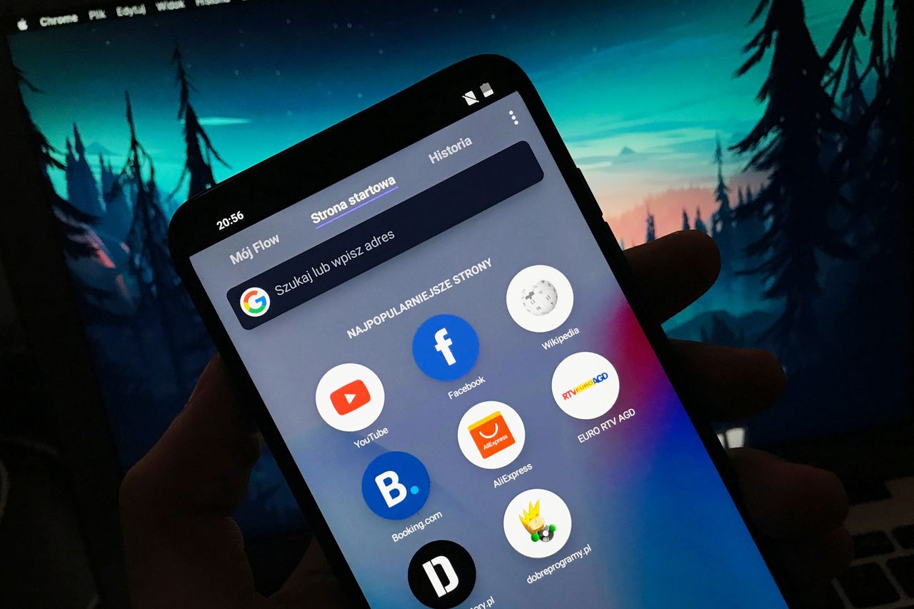 Opera Touch na Androida – całkowicie nowa przeglądarka wreszcie z ciemnym motywem