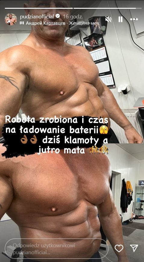 Na zdjęciu Mariusz Pudzianowski