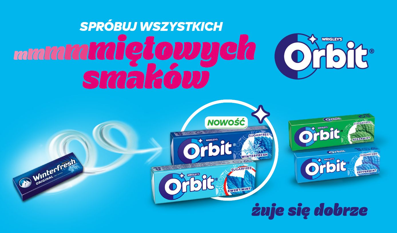 Mars kampanią promuje nowości w ofercie marki Orbit