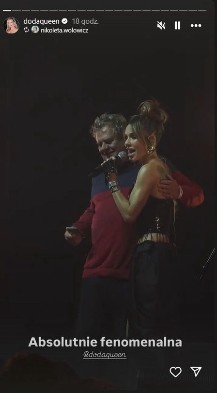 Doda i Kazik Staszewski podczas koncertu 