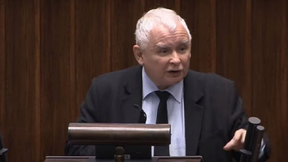 Ostre wystąpienie Jarosława Kaczyńskiego w Sejmie