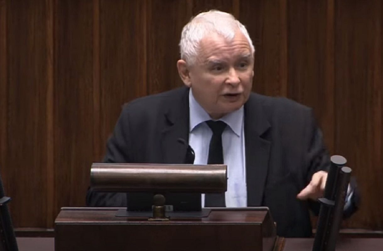 Ostre wystąpienie Jarosława Kaczyńskiego w Sejmie