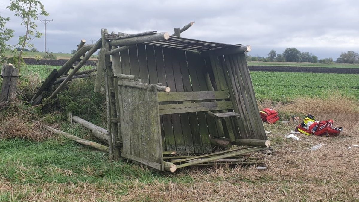 Ambona runęła na 54-latka
