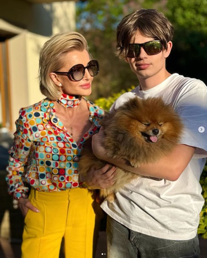 Joanna Racewicz i jej syn Igor