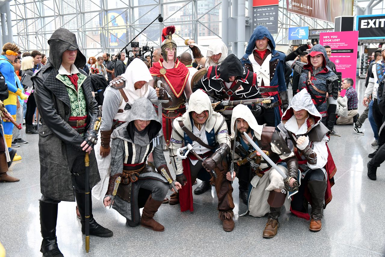 Assasin's Creed - cosplay. (Photo by Craig Barritt/Getty Images for ReedPOP )