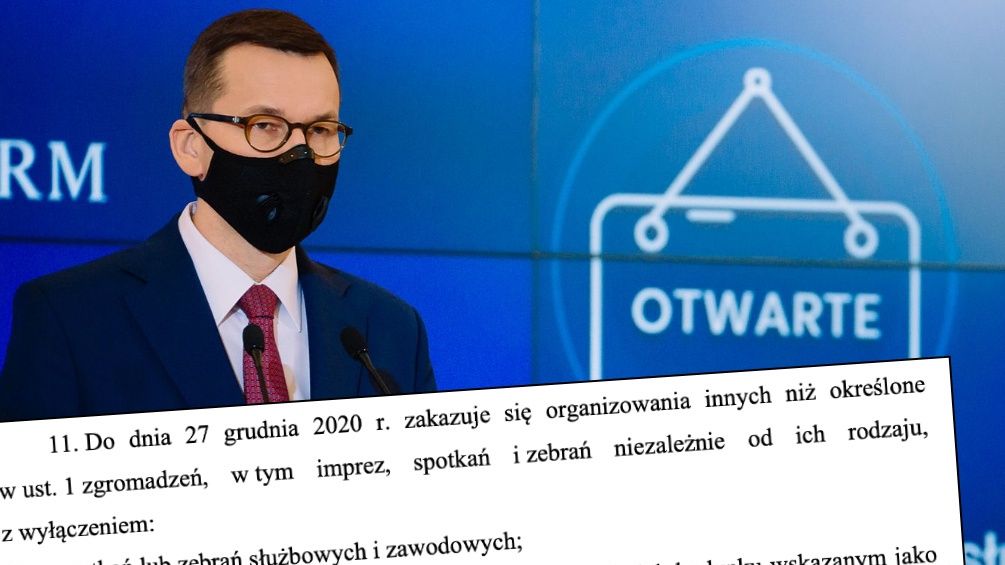 Premier Mateusz Morawiecki w połowie grudnia zdecyduje, czy zalecenia zostaną zaleceniami