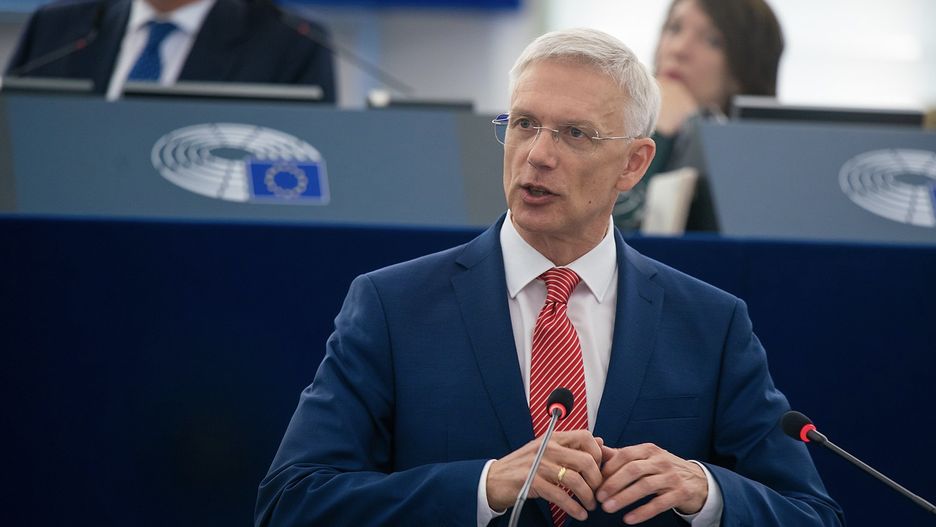 Premier Łotwy Krisjanis Karins krytykuje niemieckie działania związane z wojną w Ukrainie 