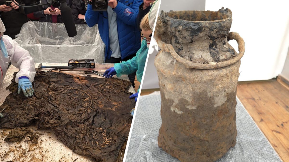 Historyczne odkrycie w bańce mleka