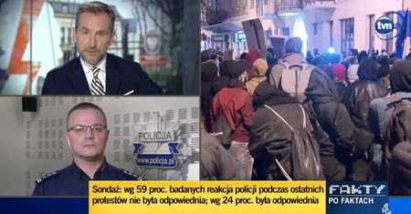 Starcie na wizji. Kraśko zripostował słowa rzecznika policji