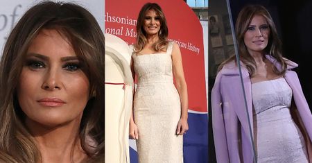 Hojna Melania oddaje suknię do muzeum