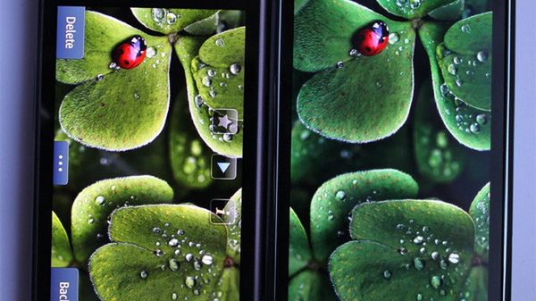 Samsung Wave, Wave II, Galaxy S i Nokia N8: porównanie wyświetlaczy 1