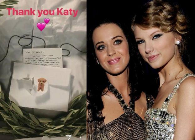 Katy Perry wysłała Taylor Swift GAŁĄZKĘ OLIWNĄ! Pogodziły się?