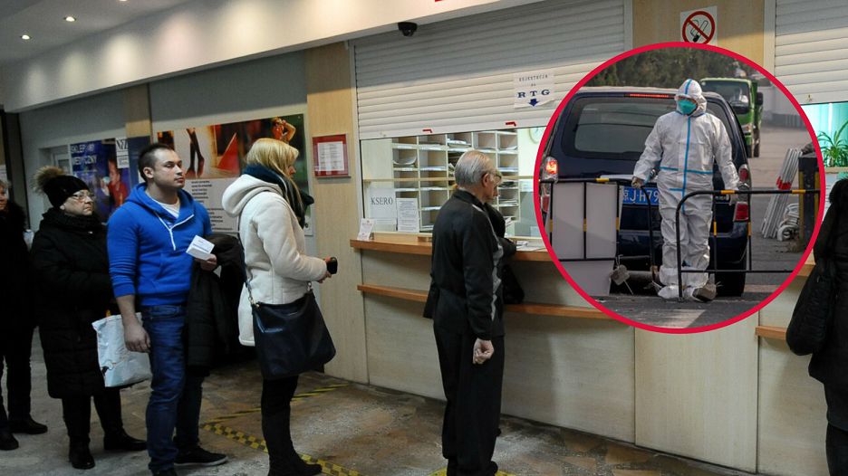 Idąc do przychodni wielu pacjentów nie przestrzega obostrzeń