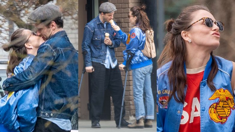 Katarzyna Wajda i Bartłomiej Kotschedoff na lodach