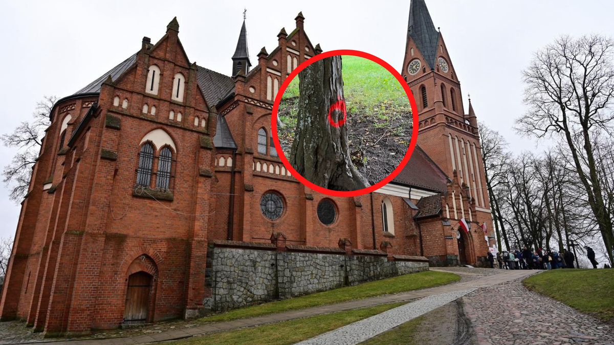 Akt wandalizmu w Gietrzwałdzie.