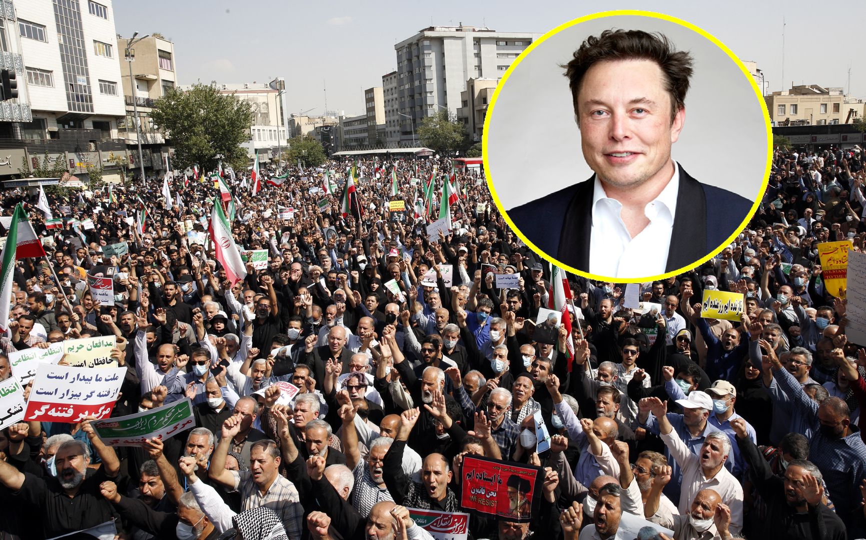Kraj protestuje. Elon Musk włącza im internet