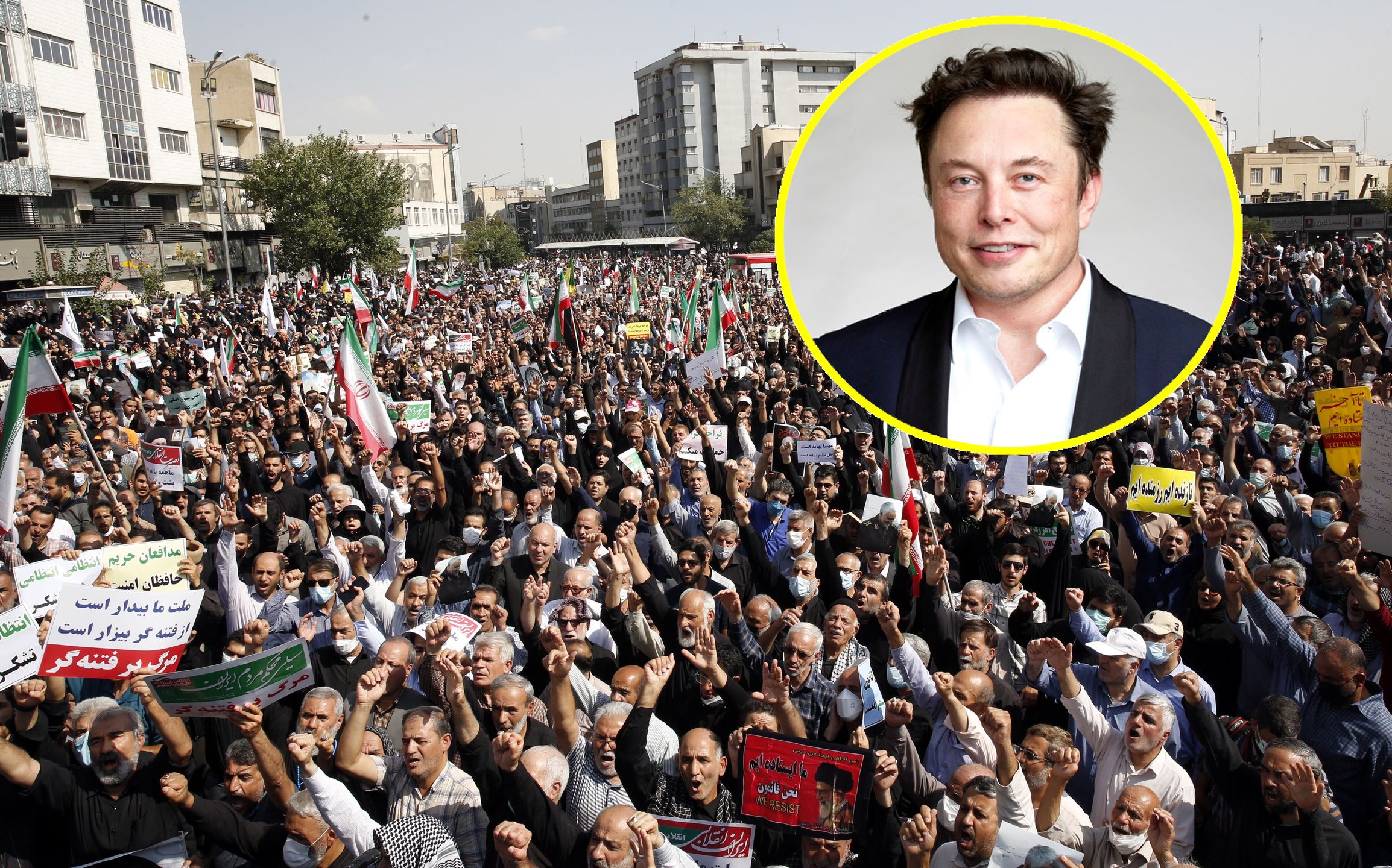 Elon Musk pomoże protestującym