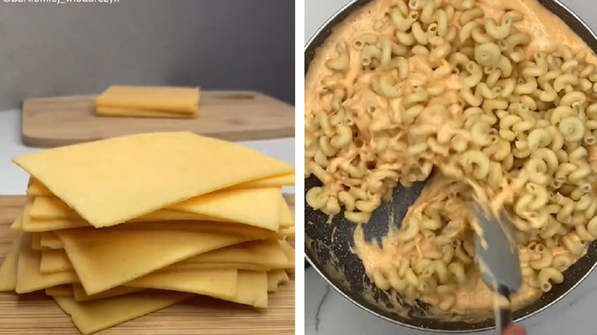 Serowy makaron prosto z Ameryki. Ten przepis zobaczyło 6 milionów osób!