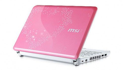 MSI Wind U100 w walentynkowej wersji 1