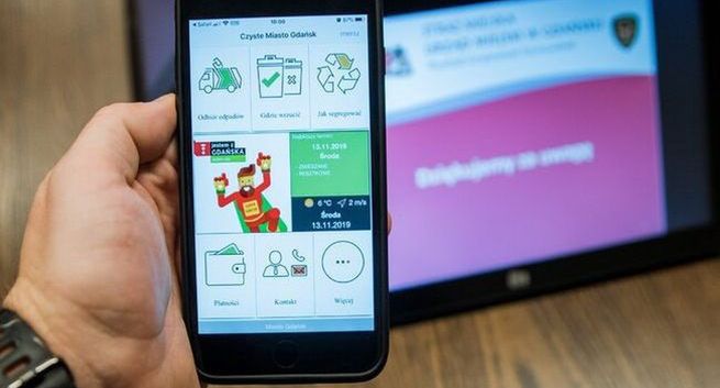 Aplikacja mobilna „Czyste Miasto Gdańsk” ma pomagać mieszkańcom w gospodarowaniu odpadami
