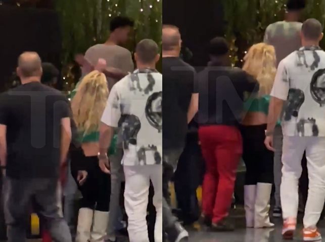 Britney Spears uderzona w twarz