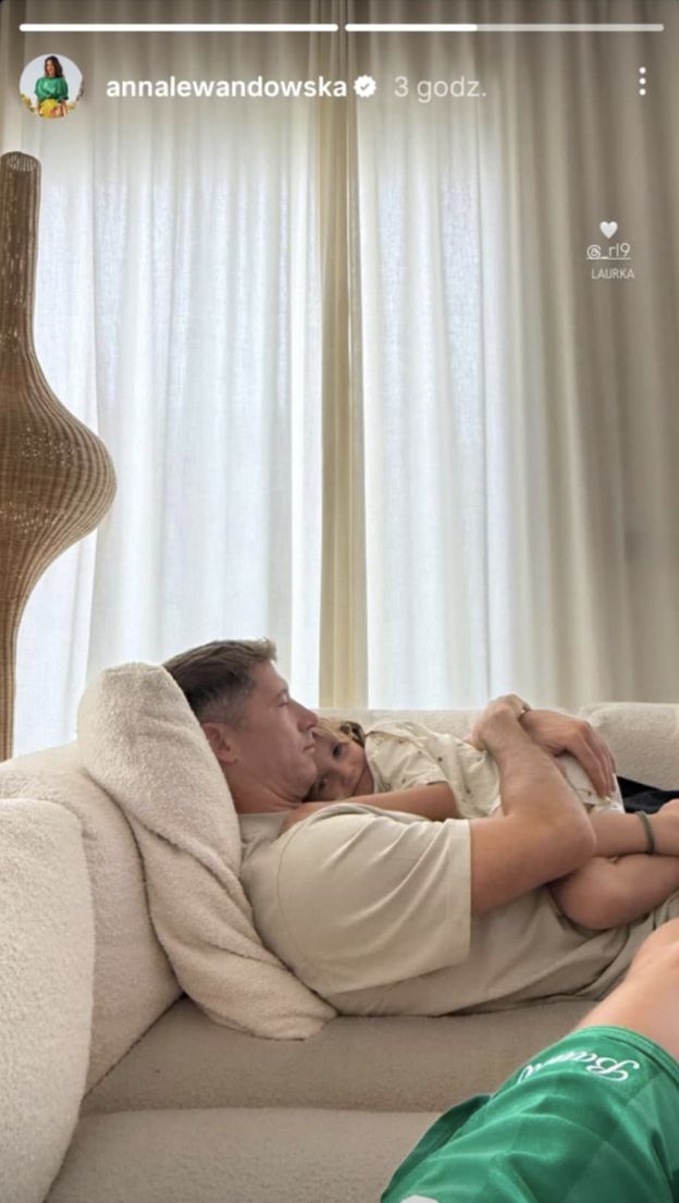 Robert Lewandowski z Laurą