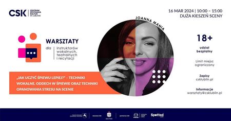 Warsztaty: „Jak uczyć śpiewu lepiej?” – techniki wokalne, oddech w śpiewie oraz techniki opanowania stresu na scenie
