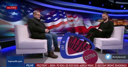 Wpadka Krzysztofa Feusette'a w TVP Info. Program szedł na żywo