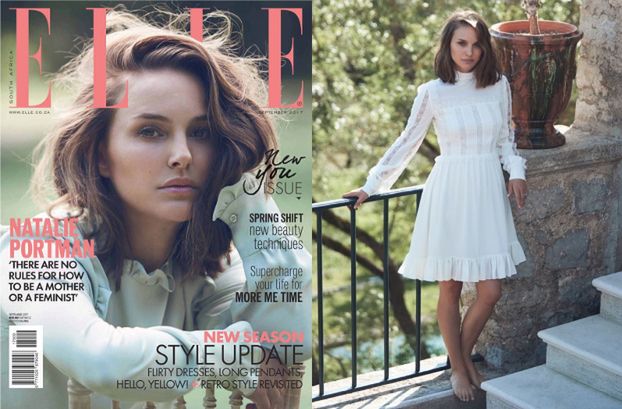 Dziewczęca Natalie Portman pozuje dla "Elle"