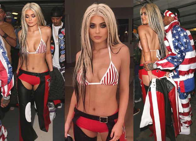 Kylie Jenner przebrała się za Aguilerę z klipu do "Dirrty"! (ZDJĘCIA)