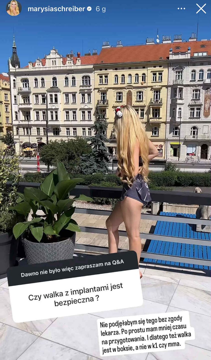 Marianna Schreiber zawalczy w implantach 