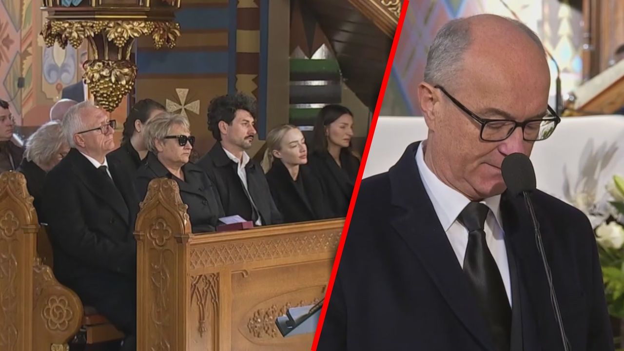 "Dziękuję ci za twoje życie". Poruszające słowa marszałka na pogrzebie