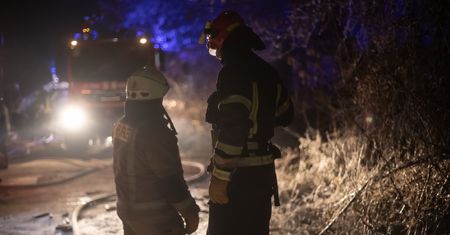 Pożar w Czechowicach-Dziedzicach. Strażacy walczą z ogniem
