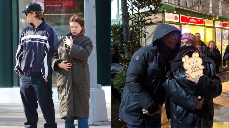 Millie Bobby Brown z mężem i córeczką PRZYŁAPANI w Nowym Jorku. 