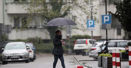 Pogoda. Warszawa. Przelotny deszcz