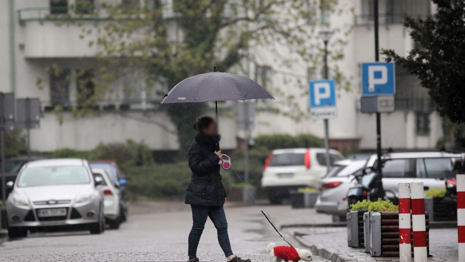 Warszawa. We wtorek przelotne opady deszczu