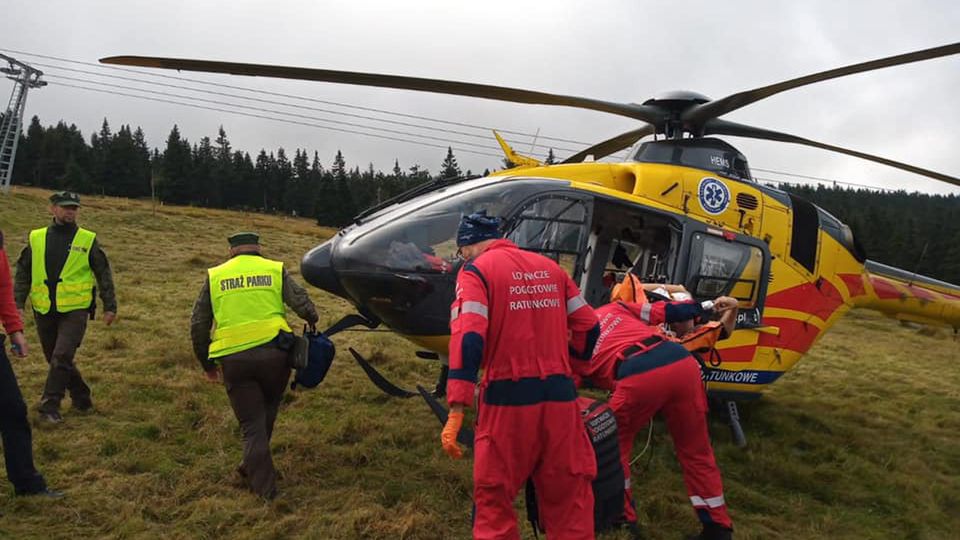 GOPR Karkonosze śmigłowiec LPR helikopter