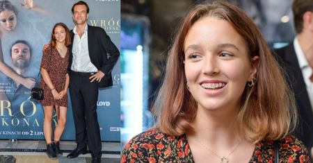 Tomasz Kot zabrał 14-letnią córkę na premierę filmu! (ZDJĘCIA)