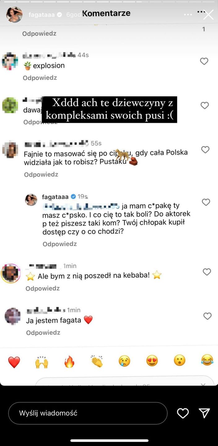 Fagata reaguje na krytykę internautów